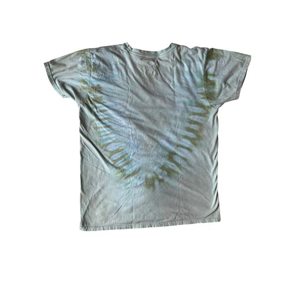 Grateful Dead Shirt Tie Dye Blue and Green Steal Your Face | Size M - Picture 3 of 4